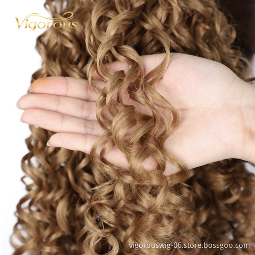 Easy Wear New Fashion Lowest Cheap Price For Women Natural Textured Afro Fiber Drawstring Curly Ponytail